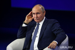 Владимир Путин на Третьей Международной олимпиаде по финансовой безопасности. Сочи